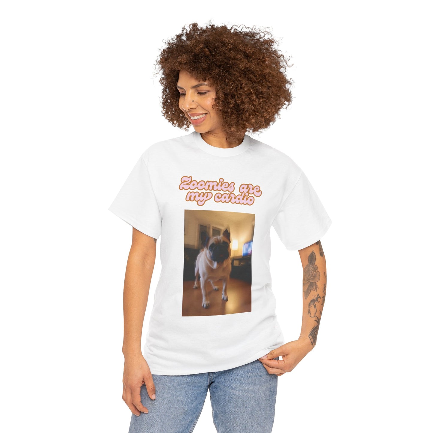 Zoomies are my cardio Meme Pug Tee