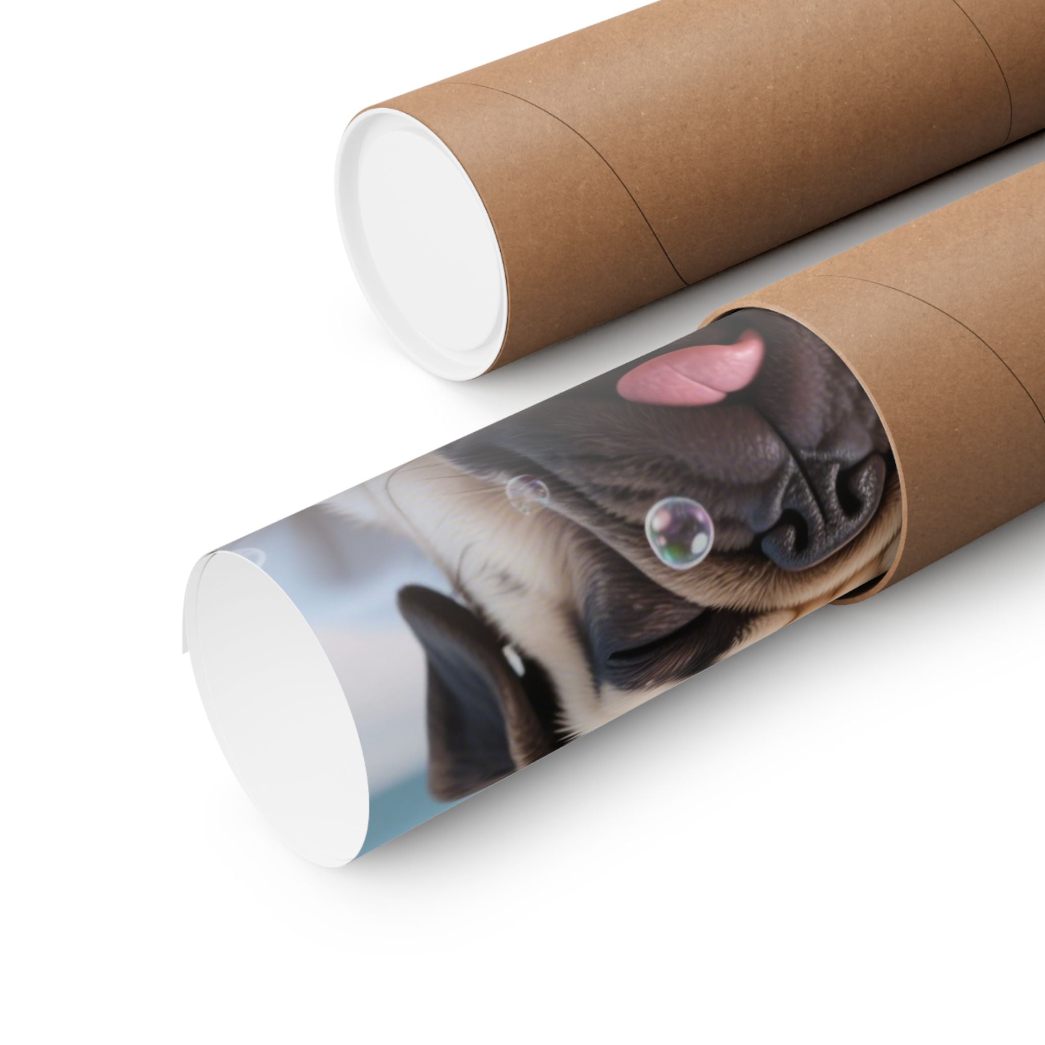 Pug Meme 'Snort now, nap later' Poster